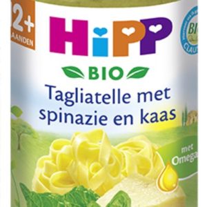 Afbeelding van HiPP Bio mlt. 12 - (Vegetarisch) Tagliatelle met Spinazie en Kaas - 6 stuks 250gr