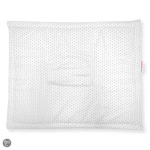Afbeelding van Cottonbaby - Boxkleed 2-zijden 85x105 cm Sterretjes - Wit