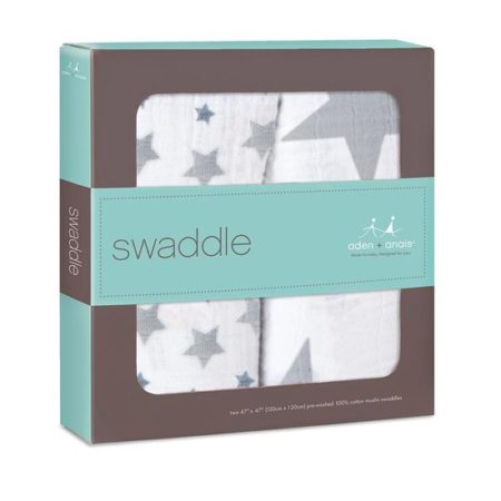 Afbeelding van Aden + Anais Inbakerdoek - Swaddle Twinke Twinkle 2-pack