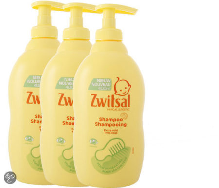 Afbeelding van Zwitsal - Shampoo 3 x 400ml - Voordeelverpakking