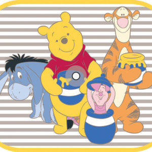 Afbeelding van Disney Pooh Story of Hunny Zonnescherm set van 2