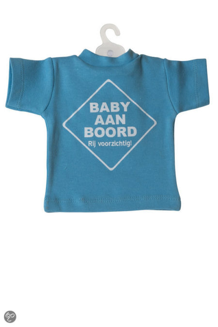 Afbeelding van Babsana Baby aan Boord T-shirt - Bleu