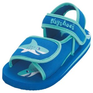 Afbeelding van Playshoes Zwemveiligheid Waterschoen sandaal voor kind met haai maat 22/23