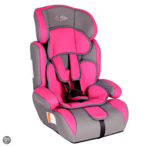 Afbeelding van Autostoeltje -s Autostoeltje Autostoel 9-36 Kg - in roze/grijs met extra vulling 400213