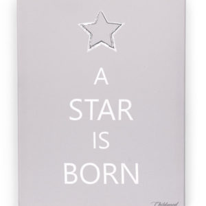 Afbeelding van CHILDWOOD - SCHILDERIJ A STAR IS BORN GRIJS 30X40