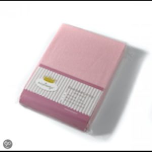 Afbeelding van Nicolientje - Aankleedkussenhoes Jersey 50x70 cm - Roze (2 stuks)