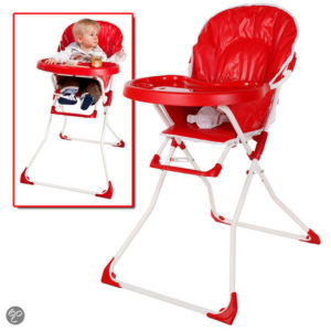 Afbeelding van Kinderstoel kinderstoeltje babystoel rood 400706