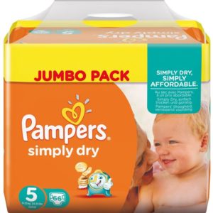 Afbeelding van Pampers Simply Dry - Maat 5 Jumbo Box 66 luiers