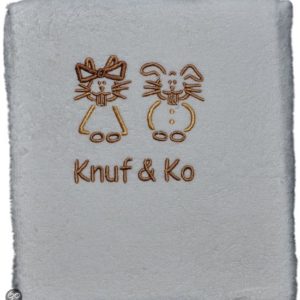 Afbeelding van Knuf & Ko - Aankleedkussenhoes - Ecru