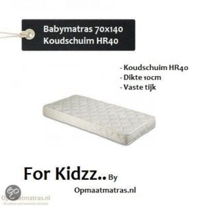 Afbeelding van For Kidzz.. Babymatras 70x140 x10cm - koudschuim