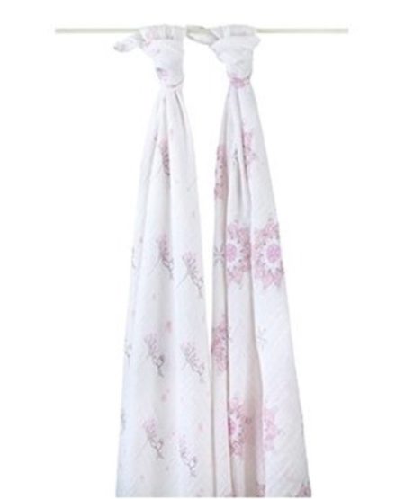 Afbeelding van Aden + Anais Swaddle 2-pack For the Bird Owls