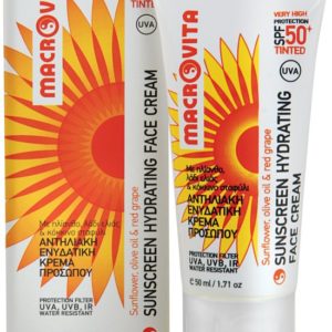 Afbeelding van Macrovita Sunscreen Hydrating Cream SPF50+ (gekleurd) - Zonnebrand crème