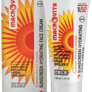 Afbeelding van Macrovita Sunscreen Hydrating Cream SPF50+ (white) - Zonnebrand crème