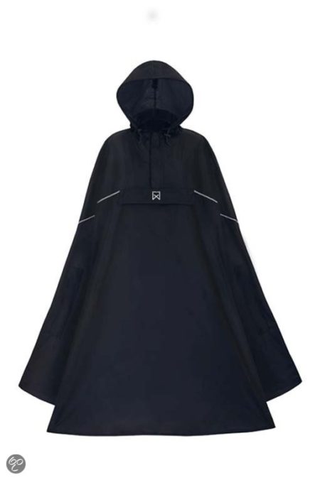 Afbeelding van Willex Rainwear Lichtgewicht Poncho - Zwart - L/XL