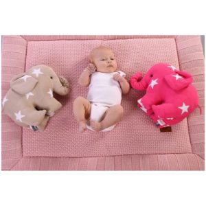 Afbeelding van Baby's Only Knuffel Olifant Ster Grijs/Wit