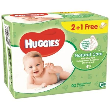Afbeelding van Huggies babydoekjes nat.c.2+1 64 st