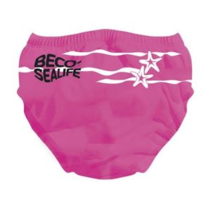 Afbeelding van Beco Sealife herbruikbare zwemluier - Zwembroekje Roze effen - Maat XL : 12-24 mnd