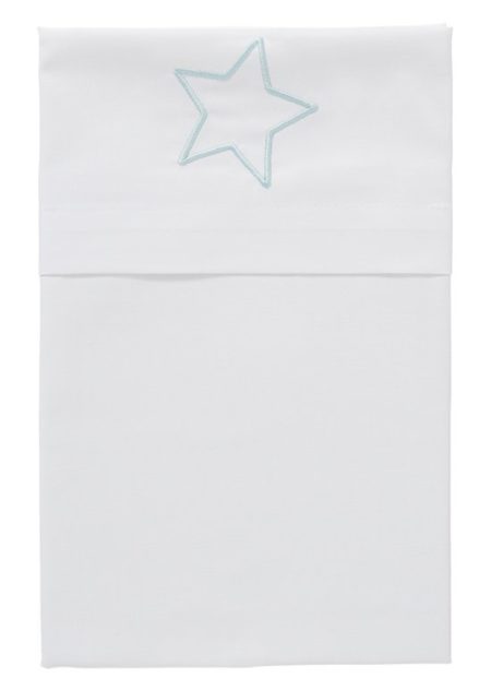 Afbeelding van Wieglaken ster borduur mint