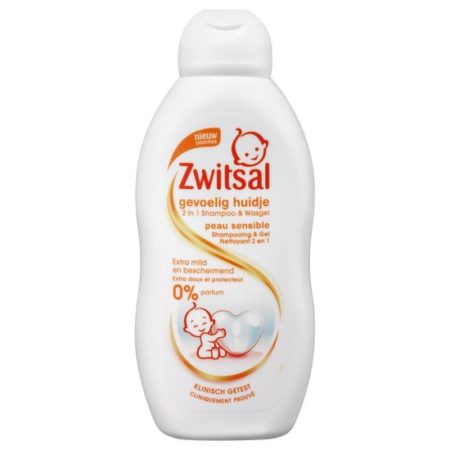 Afbeelding van Zwitsal Shampoo & Wasgel Gevoelig Huidje - 200 ml - Baby