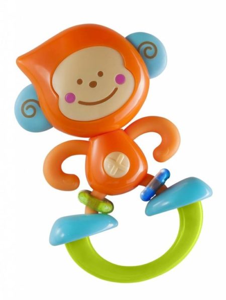 Afbeelding van B'Kids BK rattle & teether bebee monkey