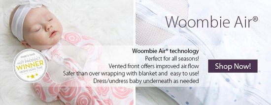 Afbeelding van Woombie Air inbakerzak Lime 0 - 3 maanden