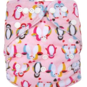 Afbeelding van Pocketluier minky - Pinguins roze