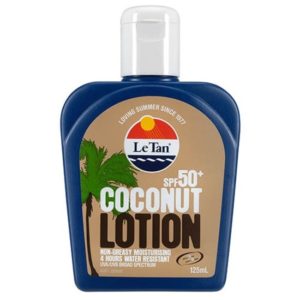 Afbeelding van Le Tan Coconut lotion SPF 50 125 ml flacon