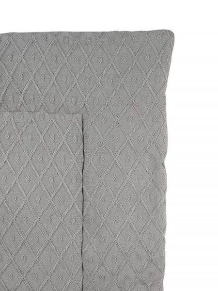 Afbeelding van Boxkleed 80x100cm Diamond knit grey