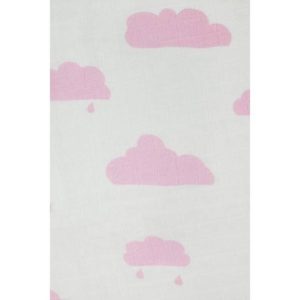 Afbeelding van Hydrofiel washandje Clouds Pink Hydrofiel washandje Clouds Pink (3pack)