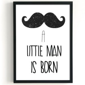 Afbeelding van Studio82 poster A3 A Little Man Is Born A Little Man Is Born