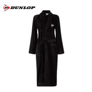 Afbeelding van Dunlop unisex badjas - kamerjas - ochtendjas | Zwart - L