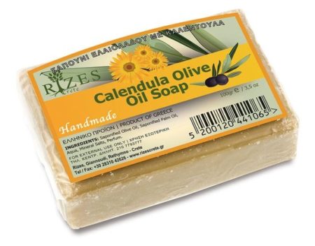 Afbeelding van Rizes Calendula Olive Oil Soap 5 stuks voordeelverpakking