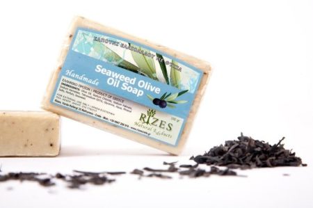 Afbeelding van Rizes Seaweed Olive Oil Soap 5 stuks voordeelverpakking