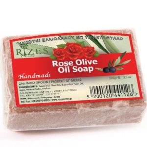 Afbeelding van Rizes Rose Olive Oil Soap 5 stuks voordeelverpakking