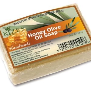 Afbeelding van Rizes Honey Olive Oil Soap 5 stuks voordeelverpakking