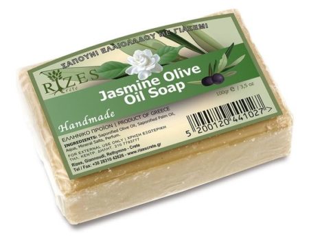 Afbeelding van Rizes Jasmine Olive Oil Soap 5 stuks voordeelverpakking