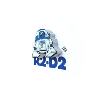 Afbeelding van 3DlightFX Star Wars Mini R2-D2 Nachtlampje