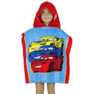 Afbeelding van Cars badcape met rode capuchon