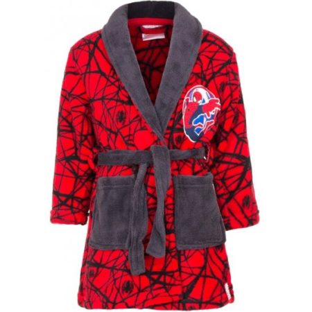 Afbeelding van Spiderman badjas rood 128