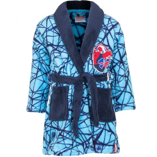 oase Afm Joseph Banks Spiderman badjas blauw 116 - Zwanger en Ouder Shop