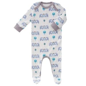 Afbeelding van Fresk pyjama met voet Elefant blue
