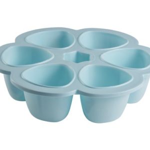Afbeelding van Béaba Multi-portions voor diepvries BPA-vrij Blauw 6 x 90 ml